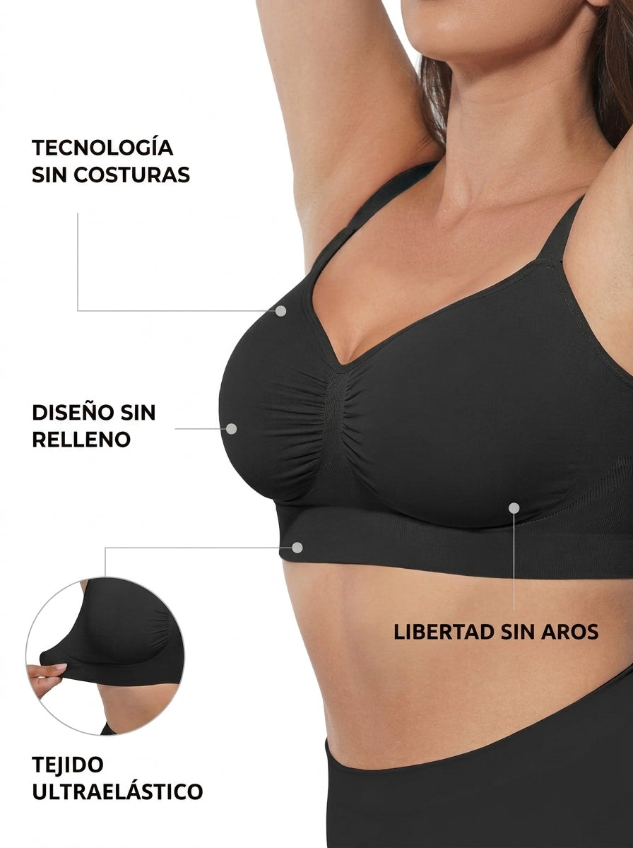 Sujetador sin costuras alivio total