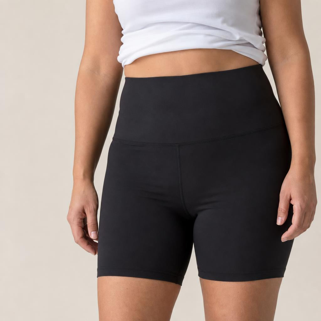 Detalle short negro